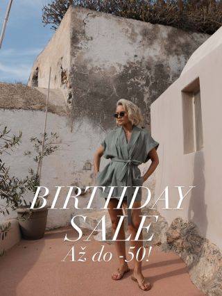 Narodeninový (a jediný) SALE tohto roka so zľavami až do -50%! 🔥 Predľžte si leto s kúskami, ktoré sa už nebudú opakovať 💗...